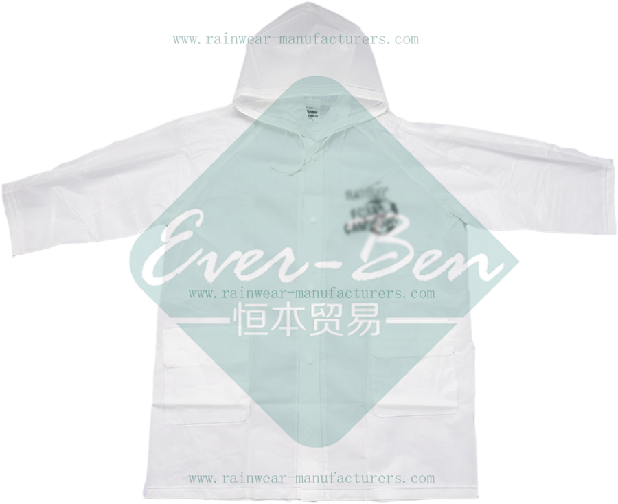 EVA lightweight rain jacket manufacturer